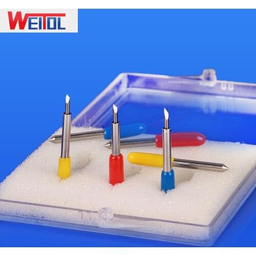 Weitol free shipping 5pcs/lot Roland plotter blades cutter 30/45/60 degree carbide plotter vinyl cutter tools cutting tools