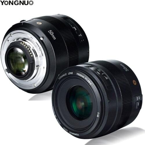 YONGNUO YN50mm F1.4N E Bright Large Aperture AF Auto Focus MF 50mm Standard Prime Lens Live View Focusing for Nikon DSLR Camera