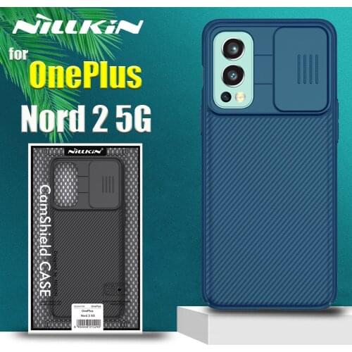 Nillkin Slide Camera Protection Case for OnePlus Nord 2 5G Nord2 Nilkin Shockproof Lens Protect Privacy Cover Capa