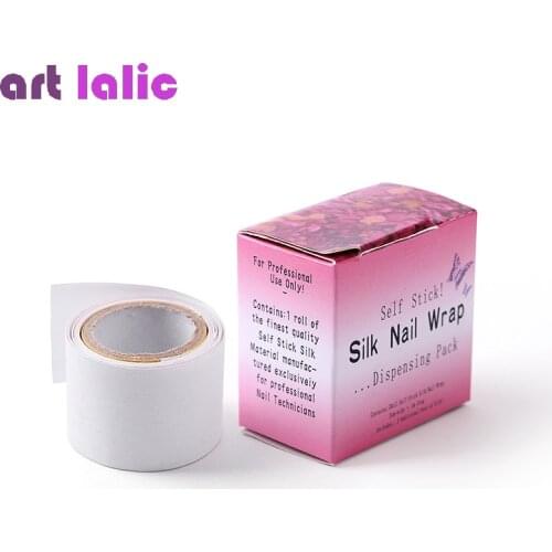 3*100 cm Adhesive Silk Nail Wrap Reinforce FiberGlass Art Nail Protector For White UV Gel Acrylic 1 Roll Nail Art Tool