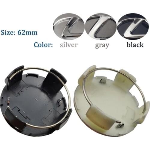 60PCS*62MM car emblem Wheel Center Hub Cap Badge cover auto Wheel logo for Lexus ES300 IS300 GS430 RX330 GS300