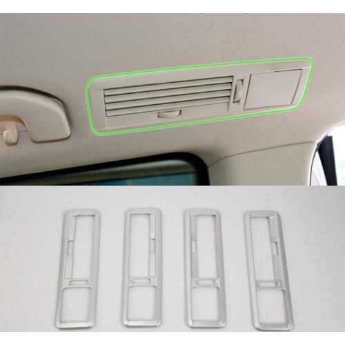 ABS car accessories Car body kits rear air vent cover 4pcs For 2017 Mercedes-Benz V class