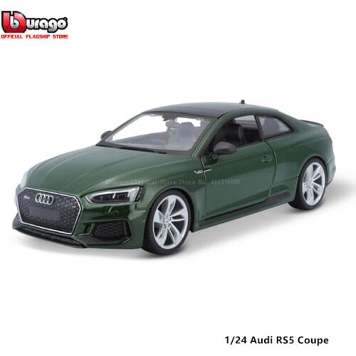 Bburago 1:24 Audi RS 5 Coupe alloy racing car Alloy Luxury Vehicle Diecast Pull Back Cars Model Toy Collection Gift