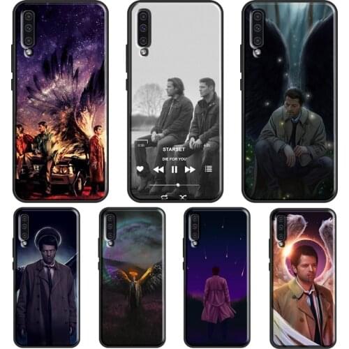 Angel Castiel Supernatural For Samsung Galaxy A12 A52 A72 A71 A51 A41 A31 A70 A50 A40 M31 A02 A20e A21S Phone Cover
