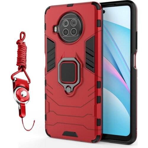 Bracket Ring Holder Strip Case for xiaomi mi 10i 10 t pro Lite case Stand Hybrid Cover For xiaomi redmi note 9 pro 5 g 9T