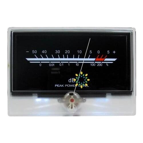 DYKB High-precision Audio Power Amplifier VU Meter DB Level Header Indicator Peak With Backlight