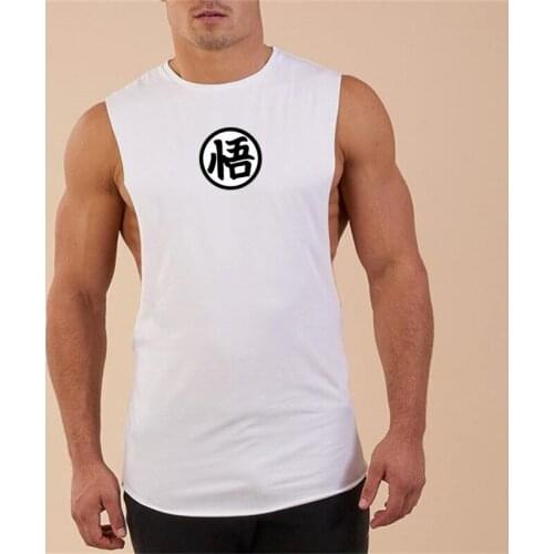 Breathable Men Fitness Shirt Mens Singlet Bodybuilding Workout Gym Vest Fitness 5 Colors Mens Cotton Sleeveless Shirts Tank Top