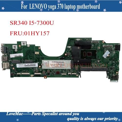 LA-E291P motherboard For LENOVO yoga 370 laptop motherboard SR340 I5-7300U CPU DDR4 FRU:01HY157 Mainboard 100% tested