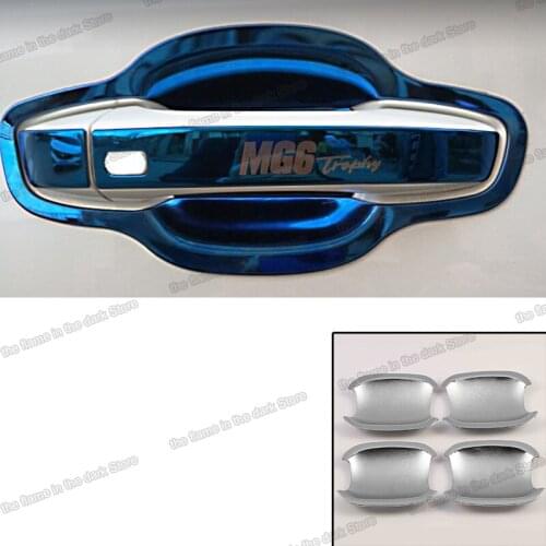 Lsrtw2017 Abs Car Exterior Door Bowl Panel Trims for Mg Mg6 2018 2019 2020 Accessories Auto Styling Lining Decoration