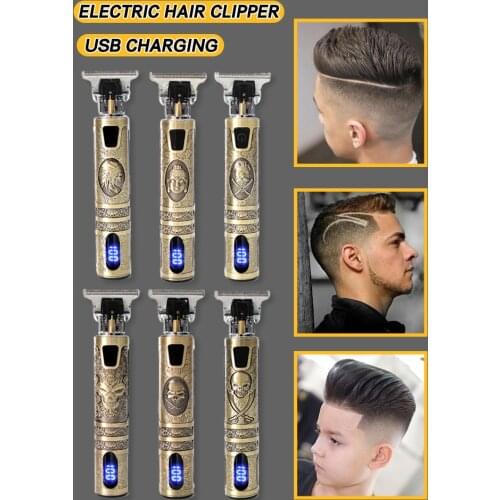 Hair Cutting Machine Clipper Trimmer for Men Professional Electric Shaver Barber Machine Rechargeable LED igital Cordless Shaver