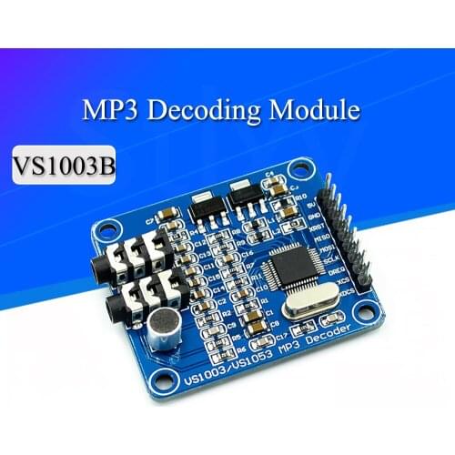 VS1003B VS1053 MP3 Decoding Module, Microphone Head, STM32 Microcontroller Development Board Accessories