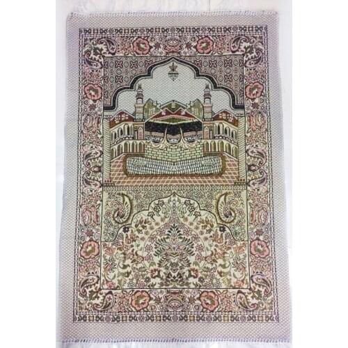 The Mosque Muslim Prayer Blanket Tassel Worship Rugs 65x110cm Prayer Mat Cotton Carpet for Arab Islam Ceremony Blanket