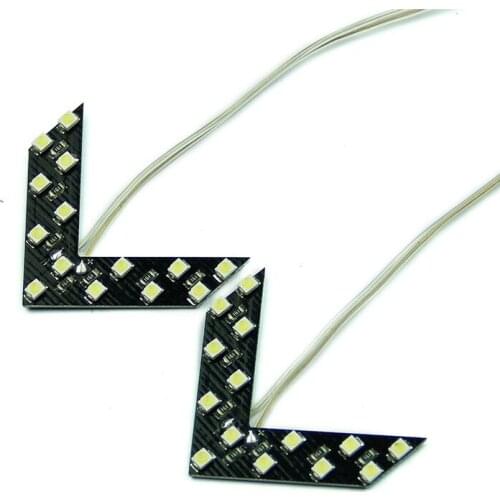 New Hot 14 SMD LED Arrow Panel For Car Rear View Mirror Indicator Turn Signal Light drop shipping
