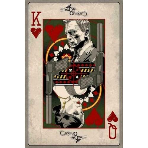 Casino Royale Daniel Craig James Bond Movie Art Silk Poster Print 24x36inch