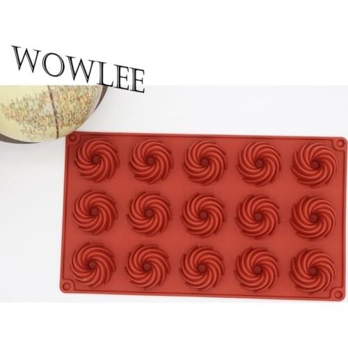 Swirl Shapes Silicone Cake Mold Form For Baking Cookies Pudding Ice Cream Styling Tools Kitchen Bakeware Pan