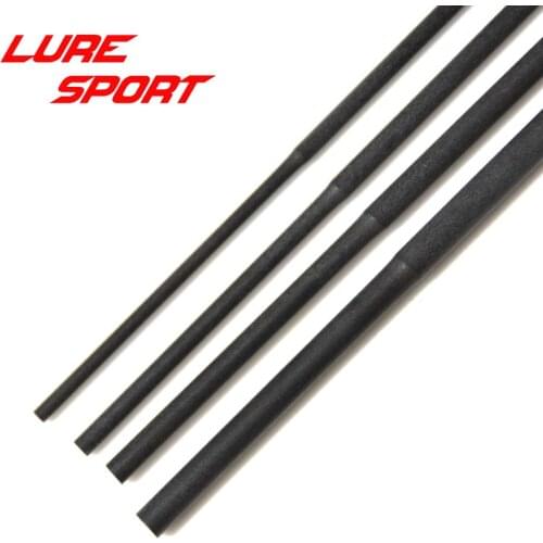 LureSport 4pcs 43cm Solid carbon rod blank with Step no paint Rod building components Fishing Pole Repair DIY Accessories