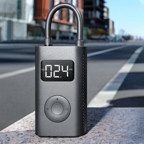 Mini Bike Pump Portable Air Compressor Mini Tire Inflator Smart Air Pump Digital LED Light