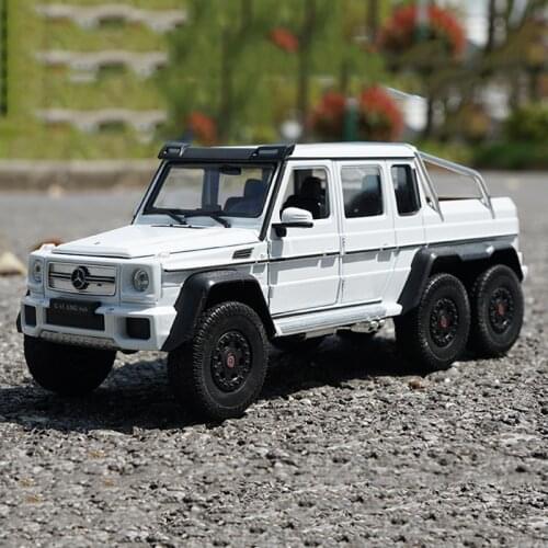 WELLY 1:24 Mercedes Benz G-Class G63 6*6 Off-Road Vehicle Alloy Car Model Diecast Off-Road Vehicle Car Toys For Children Gift