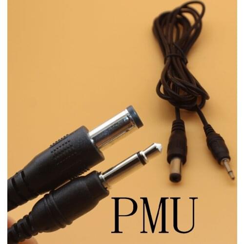 1Pcs Digital Liberty Tattoo Machine 3.5mm PMU Cable Tattoo Power Supply Clip Cord for Tattoo Machine Pen cable Connection line