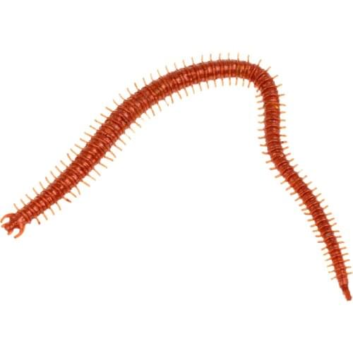 20pcs Bionic Earthworm Fishing Lure Bait Soft Fishy Smell Baits Clamworm