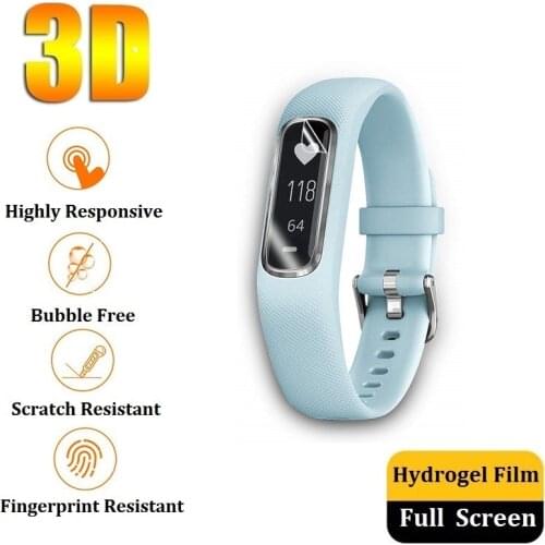3D Hydrogel Protective Film for Garmin Vivosmart 4 HR HR+ (Not Glass) for Garmin Vivosmart 4 HR Plus Screen Protector Film Foil