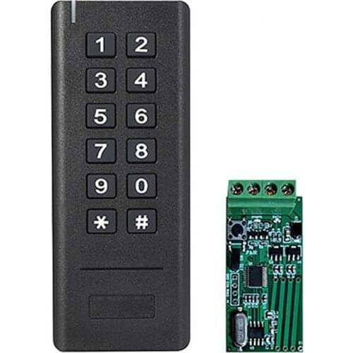 433MHz Rolling code Wireless Access Control Wiegand Reader and Receiver Network Access Control Board