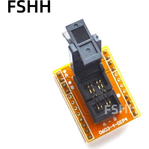 DFN1610 to DIP8 Programmer adapter DFN1610 test socket SMD plastic diode aging socket