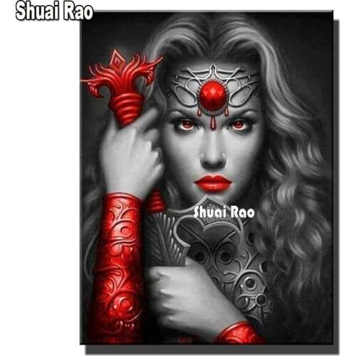Hero Warrior diamond painting,full,square,round diamond embroidery Queen Girl,mosaic diamond diy handwork puzzle diamant