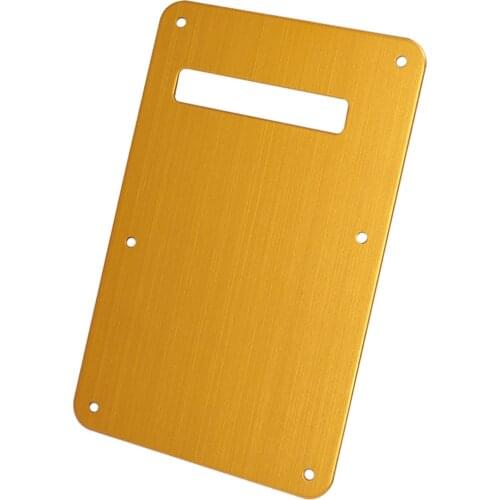 Aluminum Alloy Electric Guitar Backplate Tremolo Cavity Cover Golden