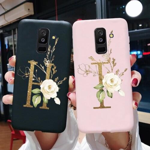 For Samsung J8 Case 2018 Cute Letters Soft Silicone Back Cover Phone Cases For Samsung Galaxy J8 2018 J810F Case Fundas Bumper