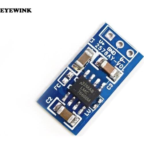 LM7660 switching regulator positive voltage to negative voltage reversal module