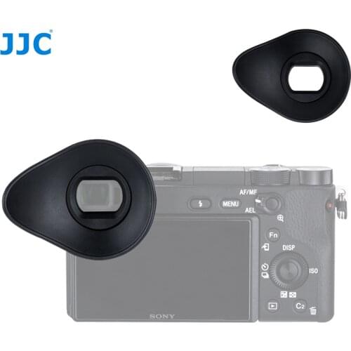 JJC Silicone 360º Rotatable Eyecup Viewfinder Eyepiece For Sony A6100 A6300 A6000 NEX-6 NEX-7 Camera Eye cup Replaces FDA-EP10