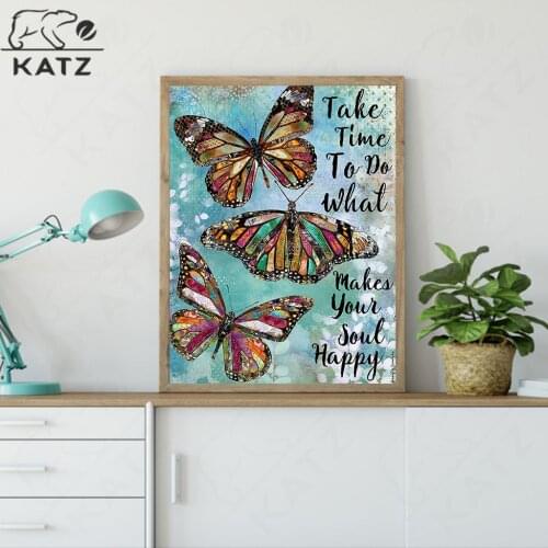 Oil Painting Flower Butterfly Diamond Painting Animal Embroidery Crossing Diy Mosaic Art Gift Cross Stitch Home Decoration