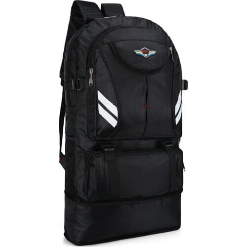 Scalable 65L Men Hiking Outdoor Backpack Travel Climbing Rucksack Sports Camping Backpack School Bag Pack For Male Female Women