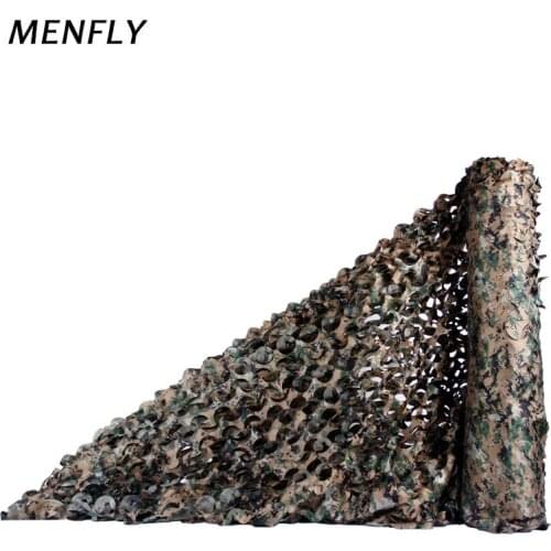 MENFLY 1.5m Wide Single Layer US Woodland Digital Military Camouflage Outdoor Chalet Cover Ornament Nets House Corridor SunShade