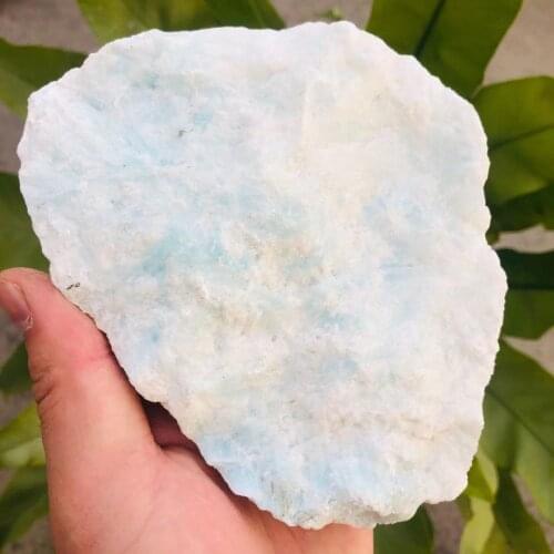 MOKAGY 1040g Raw Natural Copper Pectolite Quartz Crystal Mineral Healing Stone 1pc
