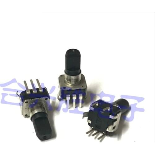 EC09 Miniature Rotary Encoder with Key Switch 12 Positioning Shaft Length 14mm