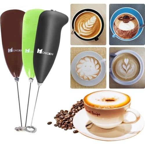 Powerful Electric Milk Frother Automatic Handheld Foam Maker for Egg Latte Cappuccino Hot Chocolate Matcha Kitchen Coffee Tool