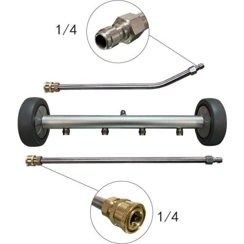 Undercarriage Cleaner Under Car Washing Water Brooms with Extension Rods for Pressure Washer