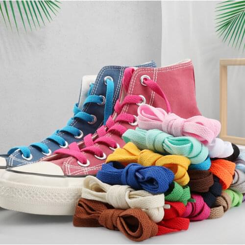 Flat Shoelaces Of Sport white Leisure women Sneaker Lacet Thicken Shoelace No Elasticity Shoe laces Shoe String Accessories