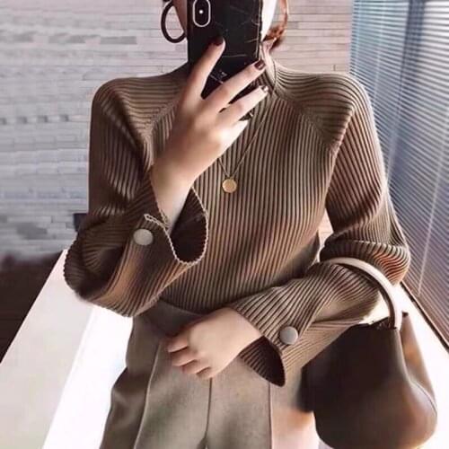 Py1140 Cheap wholesale 2021 spring autumn winter new fashion casual warm nice women Sweater woman female OL japanese fashion