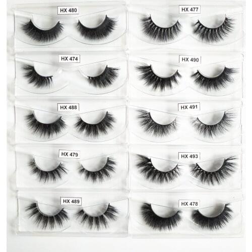 Wholesale 30 pairs no box Eyelashes 3D Mink Lashes Handmade Dramatic Lashes 32 styles cruelty free mink lashes
