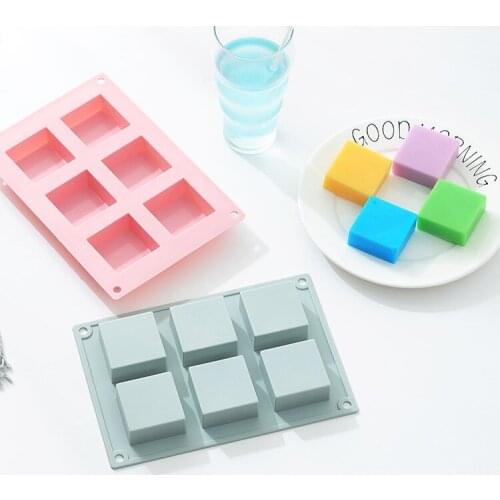 Silicone cake mould Ice cube mould Square brick Handmade soap cold soap mould cake silicone mold