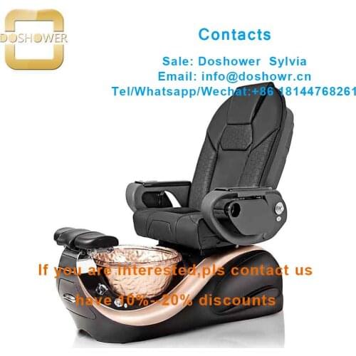 Manicure chair pedicure with uv nail gel for black pedicure chair with back massage