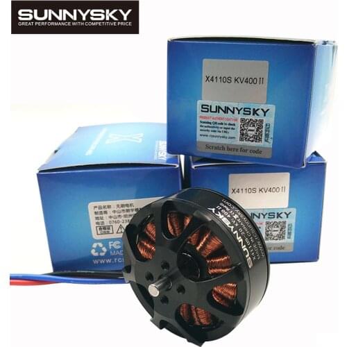 1pcs Original Sunnysky X4110S 340KV 400KV 460KV 580KV 680KV 4S-6S Brushless Motor for Multicopter Quadcopter RC Airplane