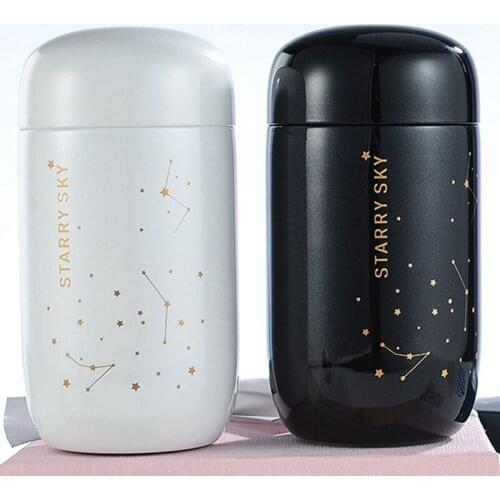 Bottle Starry Sky Mini Small Capacity Stainless Steel Vacuum Flask Thermal Mug Leakproof Coffee Mug