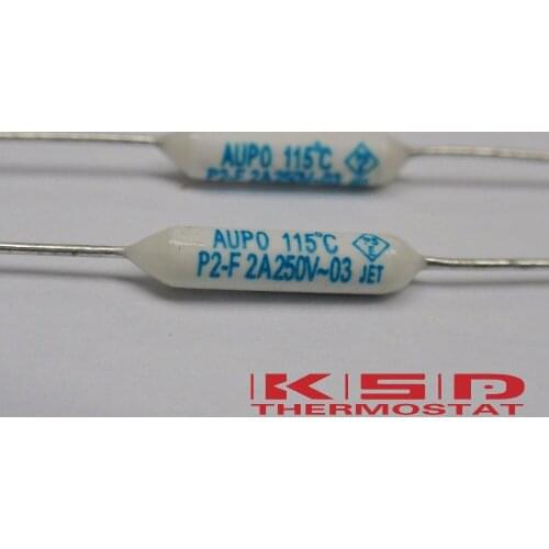 100pcs P7-1A-F 150 1A 250V degree Thermal Cutoff RF150 Thermal-Links Black Square Temperature Fuse 84/102/115/125/135/145/150