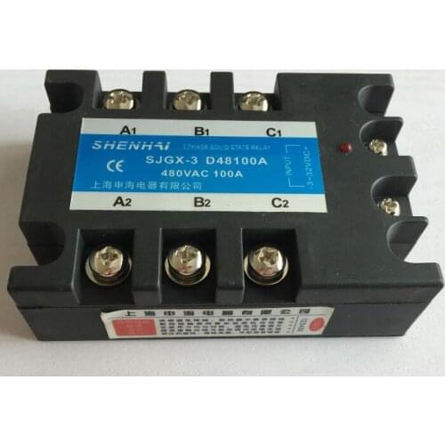Three-phase solid state relay SJGX-3 D48100A 480VAC