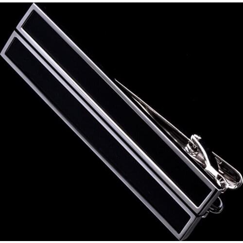 KFLK cufflinks stickpin tie pin mans wedding present black stone tie clip cufflinks stickpin 2017 new products guests