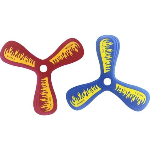 1PCS Trefoil Boomerang Childrens Toys Educational Decompression Children Throwing Toys Childrens PU Darts Kid Toys